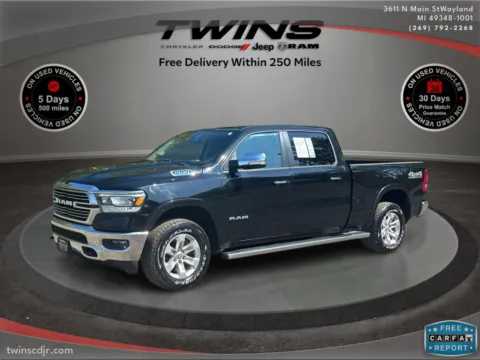 Black 2022 Ram 1500 Laramie for sale in Wayland, MI