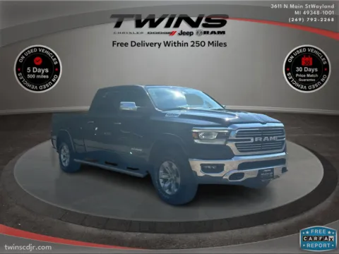 Black 2022 Ram 1500 Laramie for sale in Wayland, MI