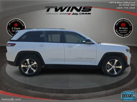Photos of 2023 Jeep Grand Cherokee Limited for sale in Wayland, MI at Twins Chrysler Dodge Jeep Ram