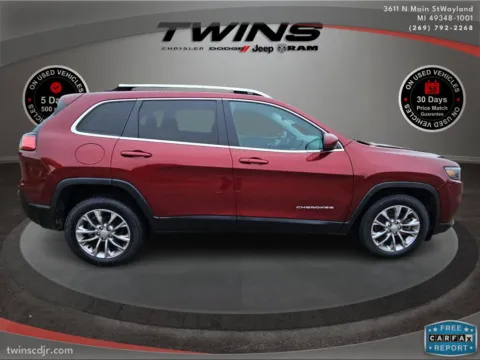 Red 2021 Jeep Cherokee Latitude Plus for sale in Wayland, MI