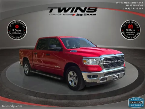 Red 2023 Ram 1500 Big Horn for sale in Wayland, MI