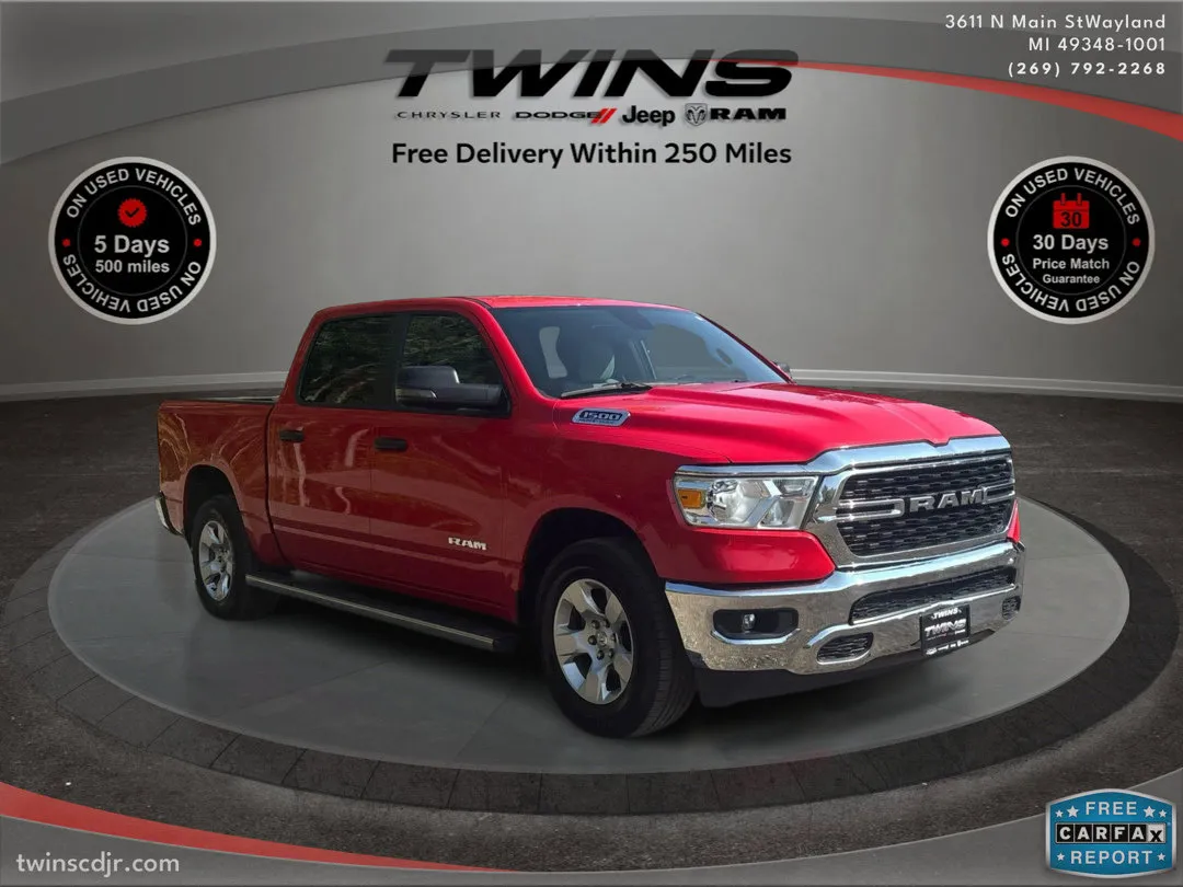 Red 2023 Ram 1500 Big Horn for sale in Wayland, MI
