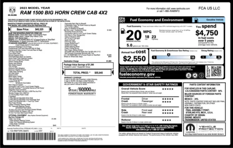 More photos of 2023 Ram 1500 Big Horn at Twins Chrysler Dodge Jeep Ram, MI