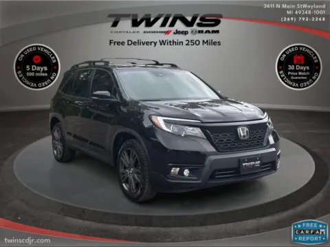 Black 2021 Honda Passport EX-L for sale in Wayland, MI