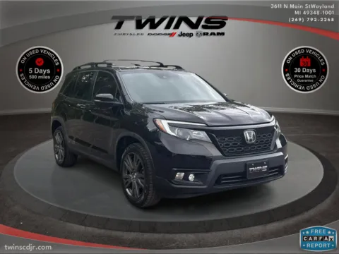 Black 2021 Honda Passport EX-L for sale in Wayland, MI