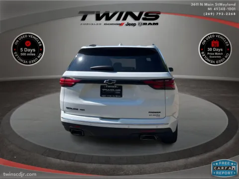 Another view of 2022 Chevrolet Traverse Premier for sale in Wayland, MI at Twins Chrysler Dodge Jeep Ram