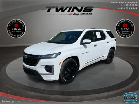 More photos of 2022 Chevrolet Traverse Premier at Twins Chrysler Dodge Jeep Ram, MI