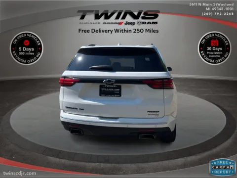 Another view of 2022 Chevrolet Traverse Premier for sale in Wayland, MI at Twins Chrysler Dodge Jeep Ram