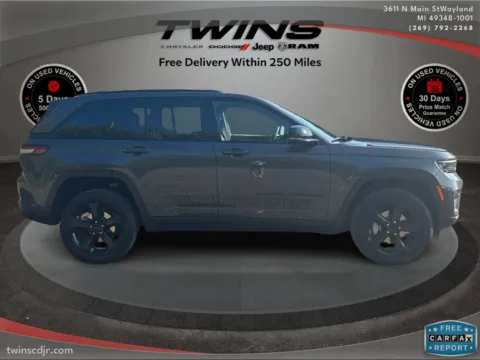Photos of 2025 Jeep Grand Cherokee Limited for sale in Wayland, MI at Twins Chrysler Dodge Jeep Ram