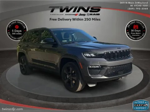 Gray 2025 Jeep Grand Cherokee Limited for sale in Wayland, MI