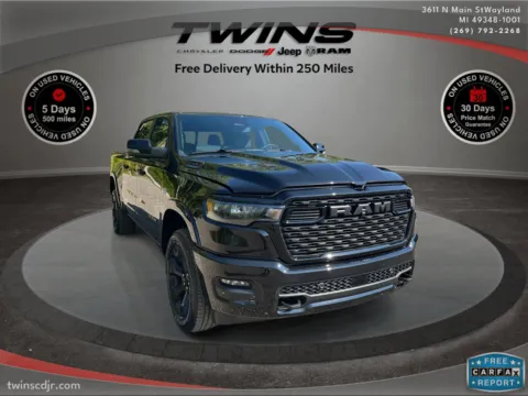 Black 2026 Ram 1500 Big Horn for sale in Wayland, MI