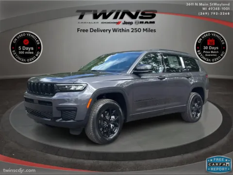 Gray 2025 Jeep Grand Cherokee L Altitude X for sale in Wayland, MI