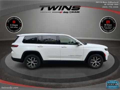 White 2024 Jeep Grand Cherokee L Limited for sale in Wayland, MI
