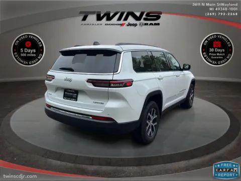 Photos of 2024 Jeep Grand Cherokee L Limited for sale in Wayland, MI at Twins Chrysler Dodge Jeep Ram