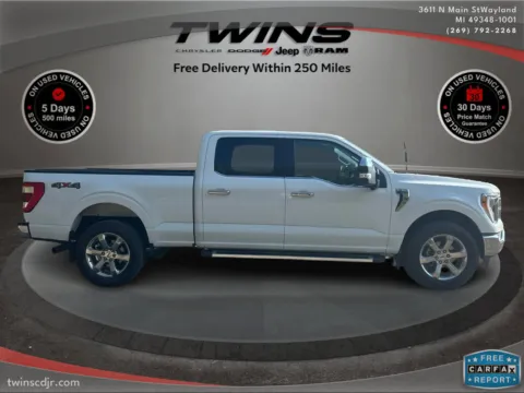 Photos of 2023 Ford F-150 LARIAT for sale in Wayland, MI at Twins Chrysler Dodge Jeep Ram