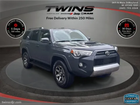 Gray 2024 Toyota 4Runner TRD Off Road Premium for sale in Wayland, MI