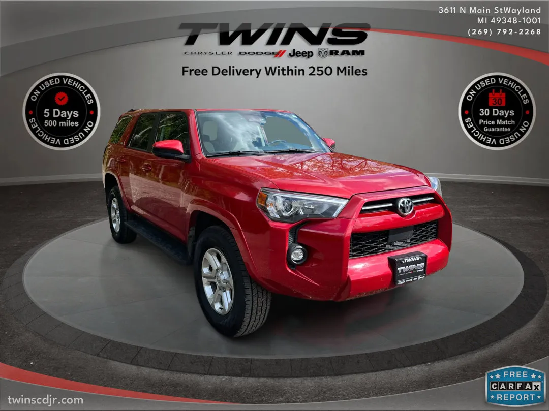 Red 2024 Toyota 4Runner SR5 for sale in Wayland, MI