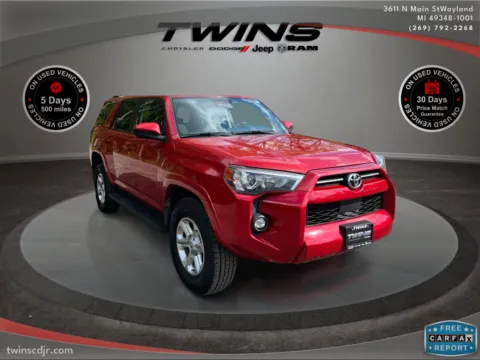 Red 2024 Toyota 4Runner SR5 for sale in Wayland, MI