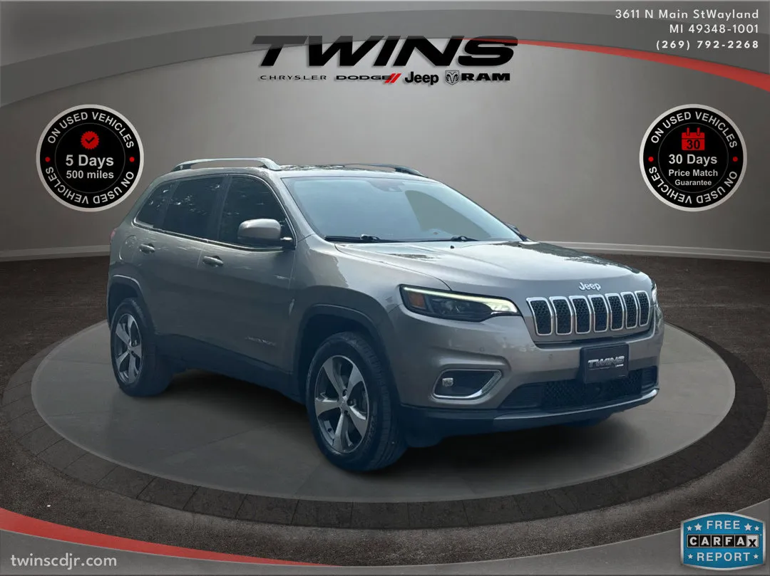 Brown 2021 Jeep Cherokee Limited for sale in Wayland, MI