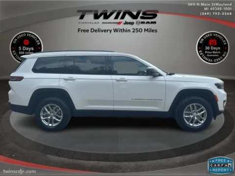 Photos of 2025 Jeep Grand Cherokee L Laredo X for sale in Wayland, MI at Twins Chrysler Dodge Jeep Ram