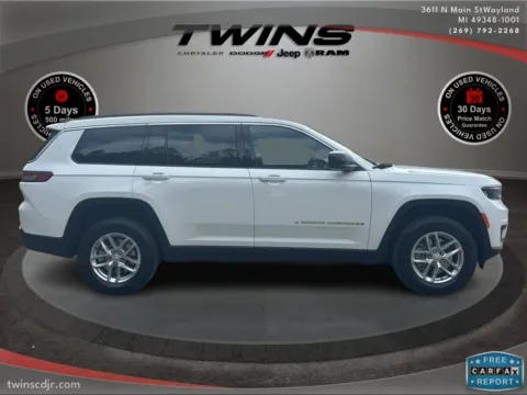 Photos of 2025 Jeep Grand Cherokee L Laredo X for sale in Wayland, MI at Twins Chrysler Dodge Jeep Ram