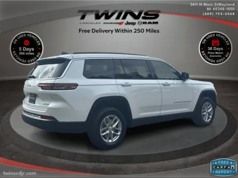 Another view of 2025 Jeep Grand Cherokee L Laredo X for sale in Wayland, MI at Twins Chrysler Dodge Jeep Ram