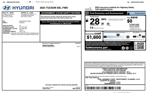 More photos of 2023 Hyundai Tucson SEL at Twins Chrysler Dodge Jeep Ram, MI