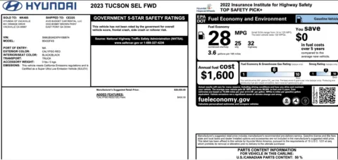 More photos of 2023 Hyundai Tucson SEL at Twins Chrysler Dodge Jeep Ram, MI