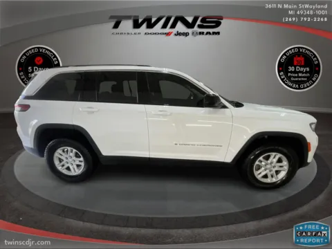Photos of 2023 Jeep Grand Cherokee Laredo for sale in Wayland, MI at Twins Chrysler Dodge Jeep Ram