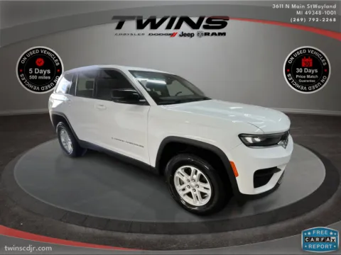 White 2023 Jeep Grand Cherokee Laredo for sale in Wayland, MI