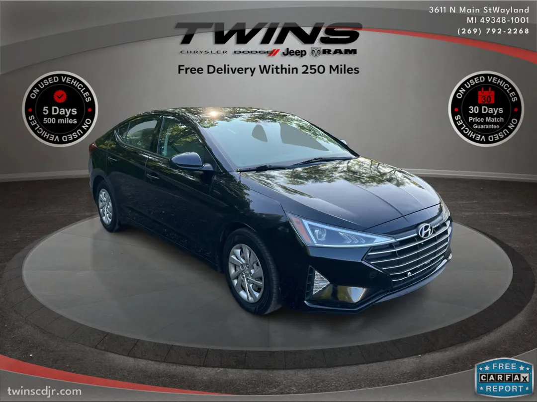Black 2020 Hyundai Elantra SE for sale in Wayland, MI
