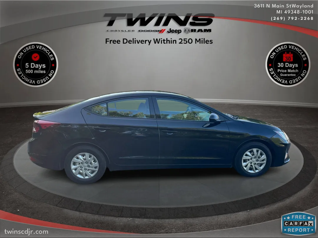 Black 2020 Hyundai Elantra SE for sale in Wayland, MI