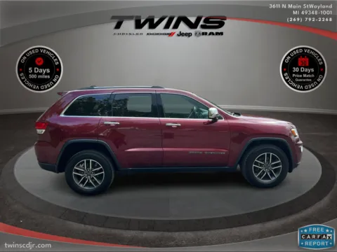 Red 2020 Jeep Grand Cherokee Limited for sale in Wayland, MI