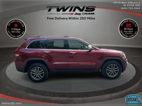 Red 2020 Jeep Grand Cherokee Limited for sale in Wayland, MI