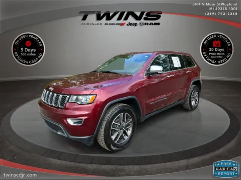 Red 2020 Jeep Grand Cherokee Limited for sale in Wayland, MI