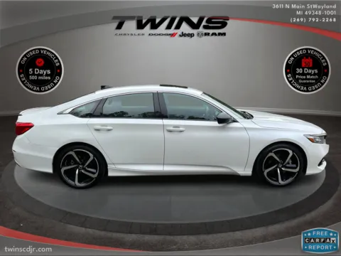 Photos of 2022 Honda Accord Sedan Sport for sale in Wayland, MI at Twins Chrysler Dodge Jeep Ram