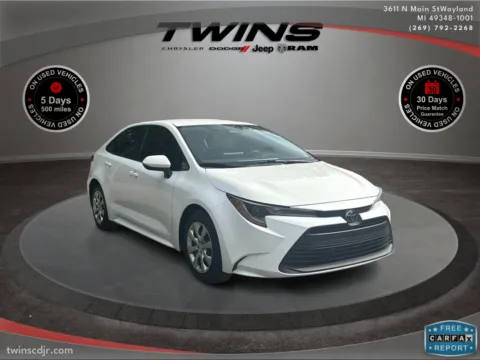 White 2025 Toyota Corolla LE for sale in Wayland, MI