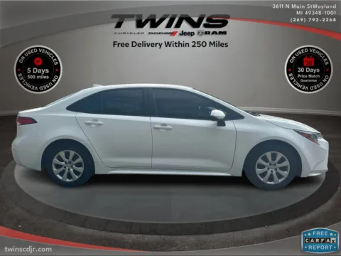 Photos of 2025 Toyota Corolla LE for sale in Wayland, MI at Twins Chrysler Dodge Jeep Ram