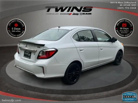 Another view of 2022 Mitsubishi Mirage G4 ES for sale in Wayland, MI at Twins Chrysler Dodge Jeep Ram