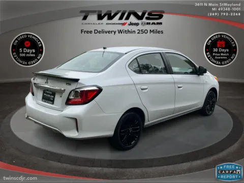 Another view of 2022 Mitsubishi Mirage G4 ES for sale in Wayland, MI at Twins Chrysler Dodge Jeep Ram