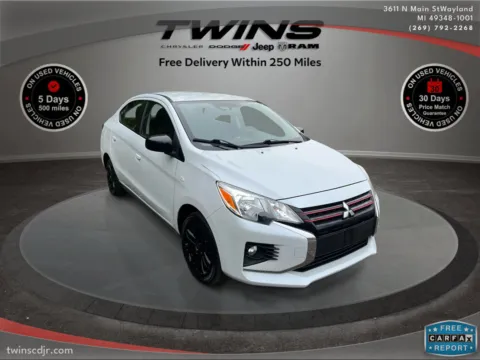 White 2022 Mitsubishi Mirage G4 ES for sale in Wayland, MI