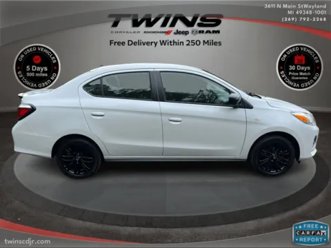Photos of 2022 Mitsubishi Mirage G4 ES for sale in Wayland, MI at Twins Chrysler Dodge Jeep Ram