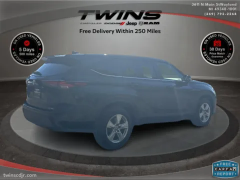 Another view of 2024 Toyota Highlander LE for sale in Wayland, MI at Twins Chrysler Dodge Jeep Ram