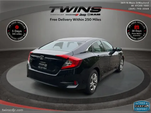Another view of 2016 Honda Civic Sedan LX for sale in Wayland, MI at Twins Chrysler Dodge Jeep Ram