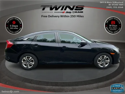Photos of 2016 Honda Civic Sedan LX for sale in Wayland, MI at Twins Chrysler Dodge Jeep Ram