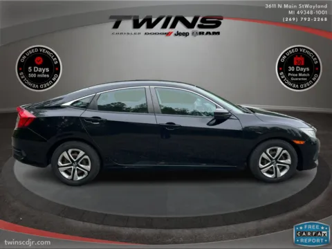 Photos of 2016 Honda Civic Sedan LX for sale in Wayland, MI at Twins Chrysler Dodge Jeep Ram