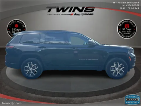 Photos of 2025 Jeep Grand Cherokee L Limited for sale in Wayland, MI at Twins Chrysler Dodge Jeep Ram