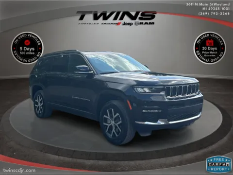 Black 2025 Jeep Grand Cherokee L Limited for sale in Wayland, MI