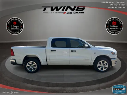 White 2026 Ram 1500 Big Horn for sale in Wayland, MI