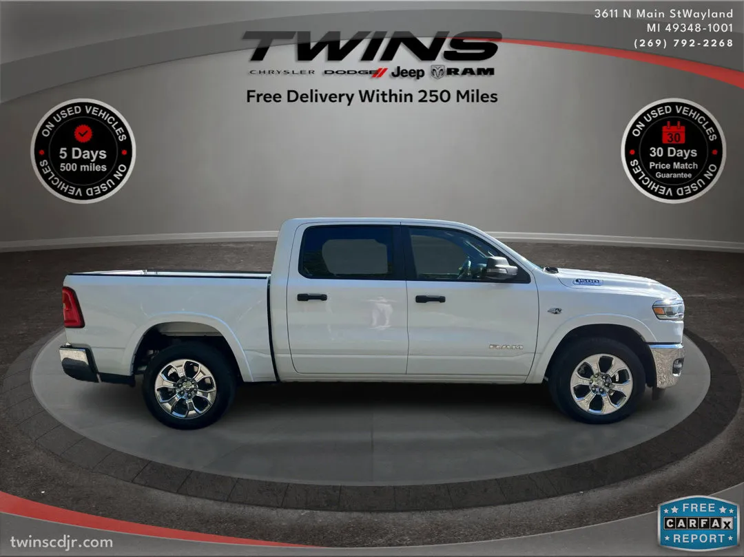 White 2026 Ram 1500 Big Horn for sale in Wayland, MI